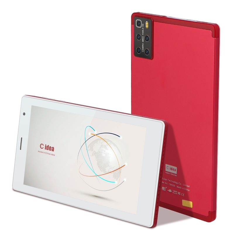 ایده C قابل حمل و آسان استفاده 7 اینچ صفحه نمایش لمسی تبلت با صفحه نمایش با وضوح بالا CM520 (قرمز)