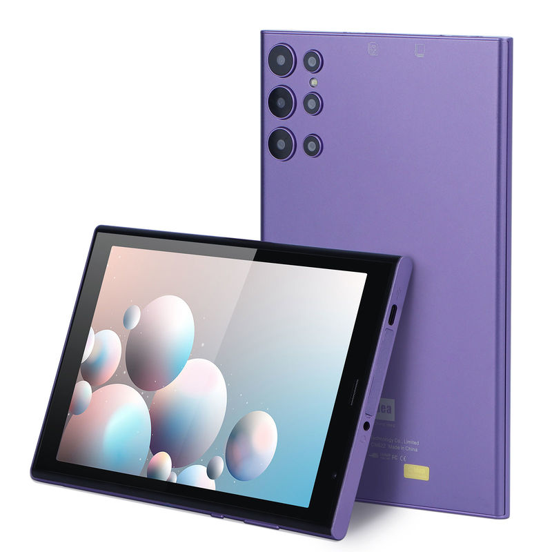 C Idea قابل حمل 8 اینچ تبلت PC با کیس 5000mAh عمر باتری دوربین دوگانه 5MP + 8MP سیم کارت اسلات بنفش