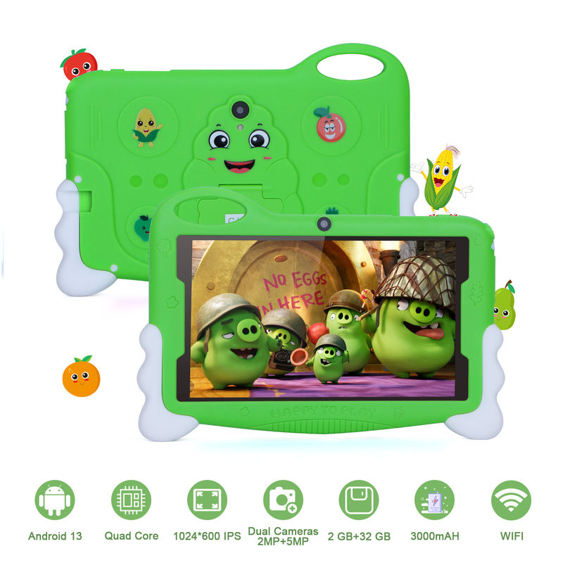 ایده C بچه ها دانش آموز مطالعه تبلت 7 اینچ خوشگل عمر باتری طولانی 32GB ذخیره سازی 2MP + 5MP دوربین دوگانه CM90 سبز