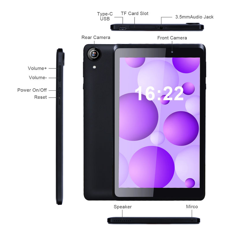 ایده C قابل حمل 8 اینچ تبلت اندروید 13 با صفحه نمایش آبی وای فای 32GB + 64GB گسترش HD IPS CM825