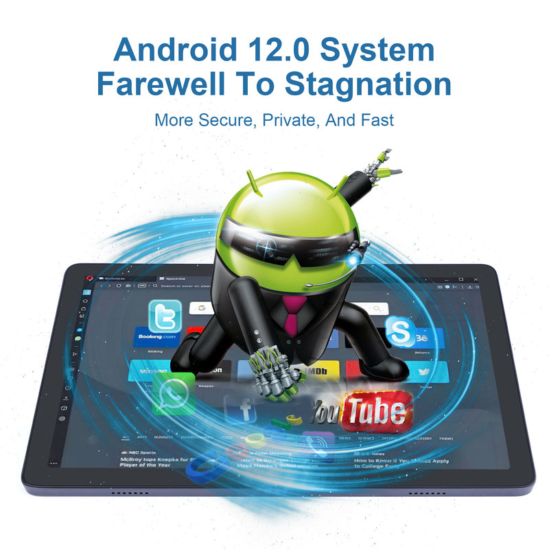 C Idea Android Tablet FHD 1200*1920 با باتری 6000mAh 10.1 اینچ تبلت PC P1250