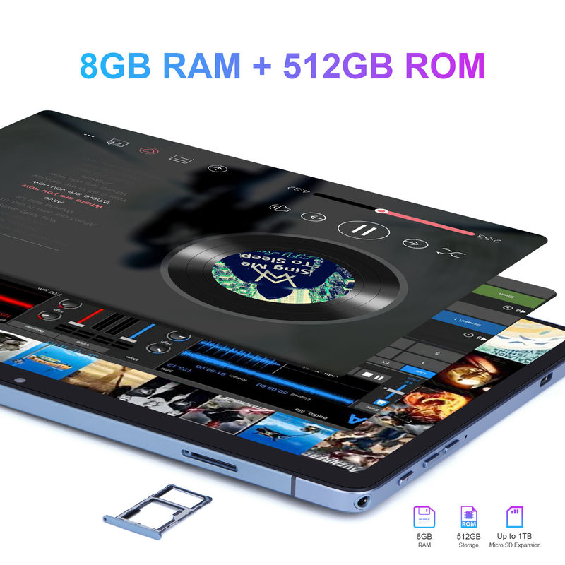 ایده C پشتیبانی سیم کارت طولانی مدت 512GB ذخیره سازی 10 اینچ تبلت PC برای مدرسه CM8500