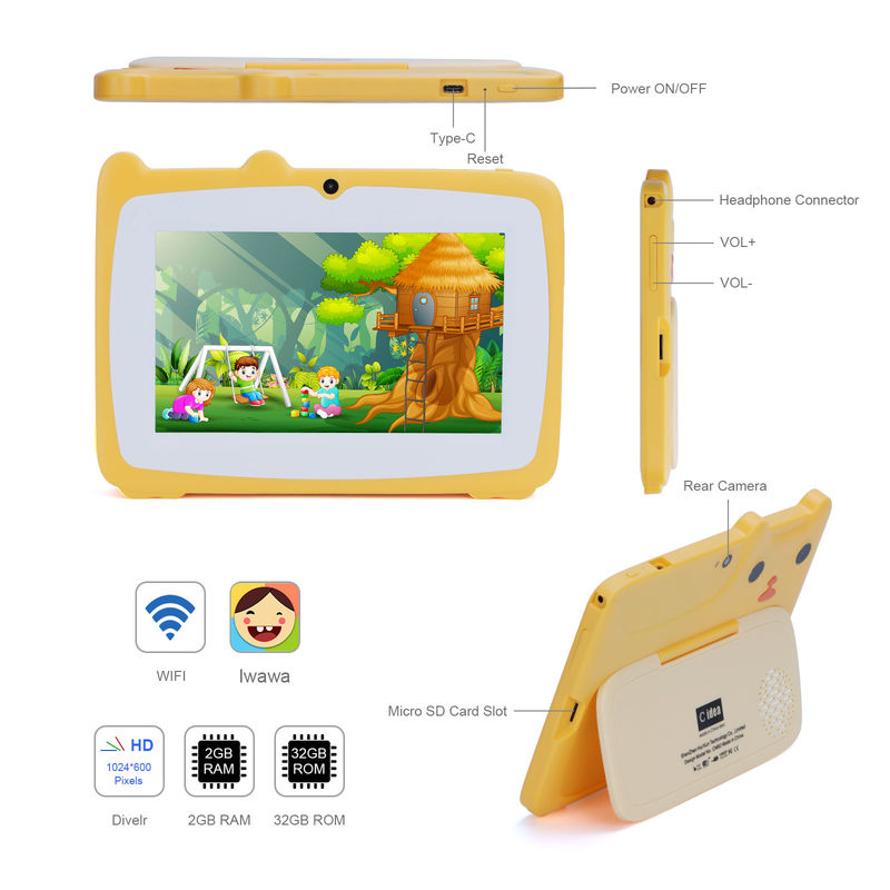 C Idea 7 اینچ تبلت با کنترل والدین 512GB GMS گواهی Android Tablet PC CM81