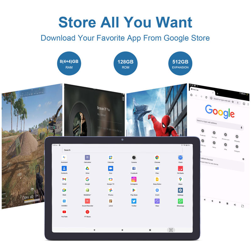 ایده C 10.1 اینچ اندروید 12 تبلت 8GB رم 128GB رم مدل CM1200