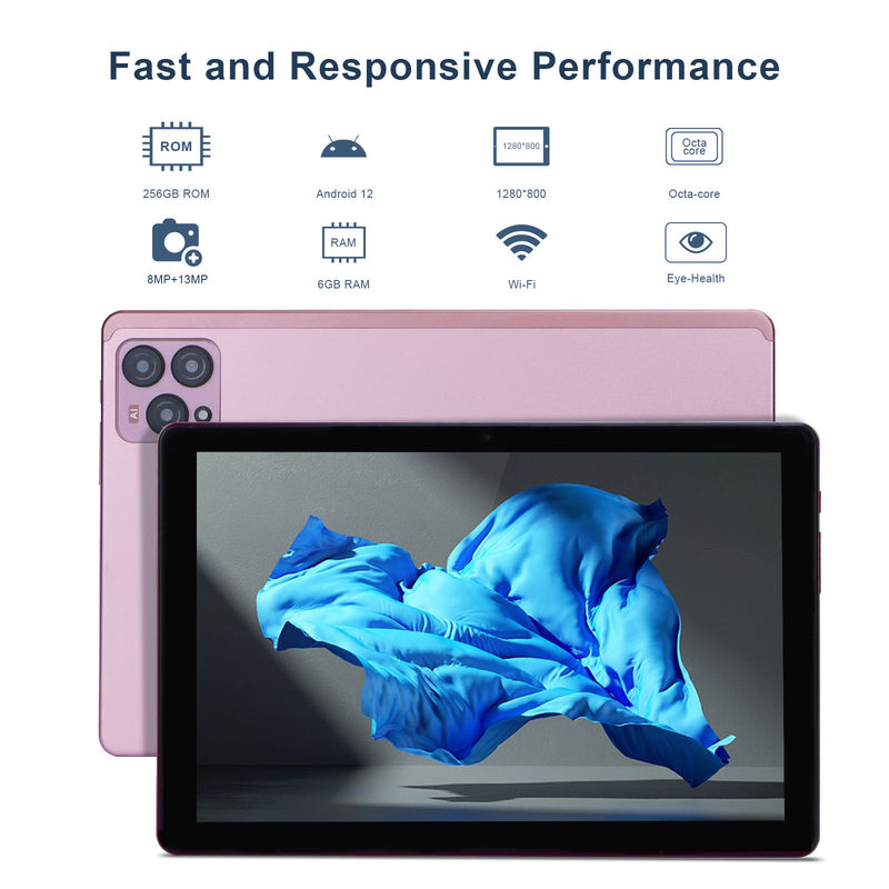 ایده C 10 اینچ اندروید 12 تبلت 8GB رم 256GB رم مدل CM8000PLUS صورتی