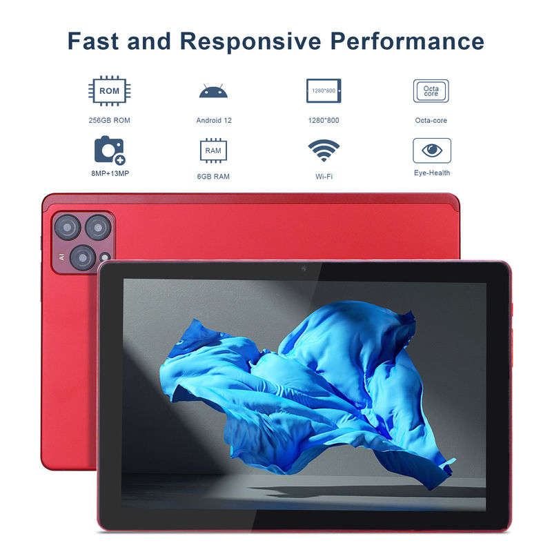 ایده C 10 اینچ اندروید 12 تبلت 8GB رم 256GB رم مدل CM8000PLUS قرمز