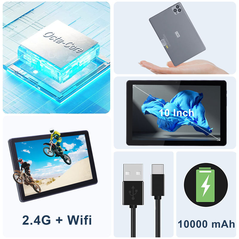 ایده C 10 اینچ اندروید 12 تبلت 8GB رم 256GB رم مدل CM8000PLUS خاکستری