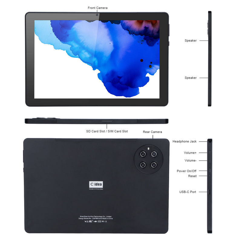 ایده C 9.7 اینچ اندروید 12 تبلت 8GB رم 512GB رم مدل CM7800 سیاه