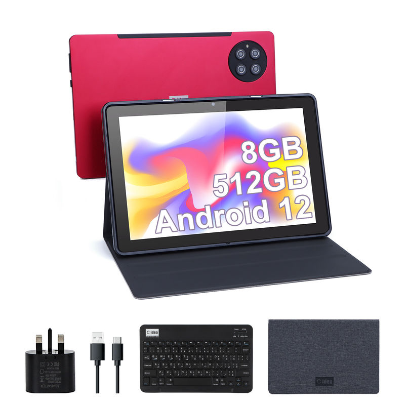 ایده C 9.7 اینچ اندروید 12 تبلت 8GB رم 512GB رم مدل CM7800 قرمز