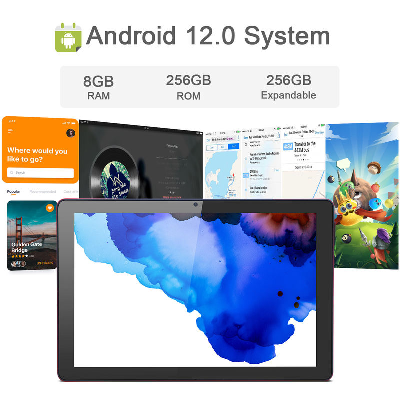 ایده C 9.7 اینچ اندروید 12 تبلت 8GB رم 512GB رم مدل CM7800 قرمز