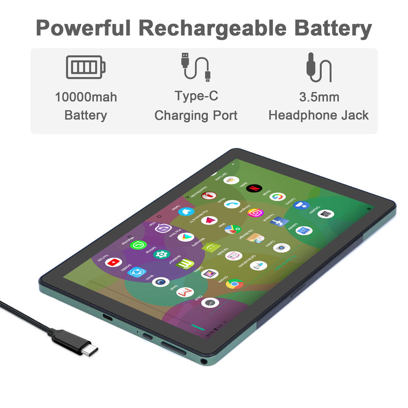 ایده C 9.7 اینچ اندروید 12 تبلت 8GB رم 512GB رم مدل CM7800 سبز