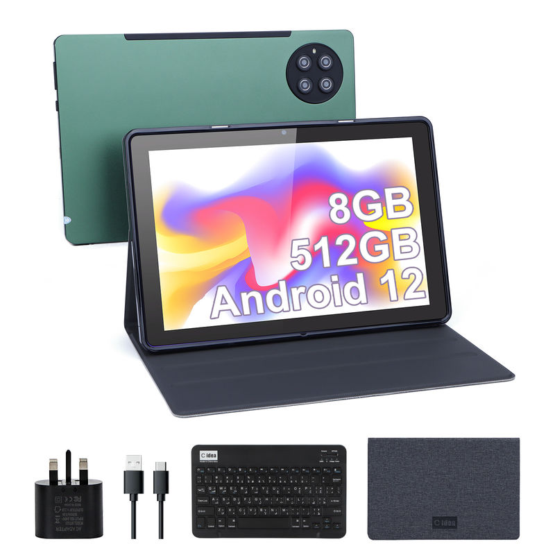 ایده C 9.7 اینچ اندروید 12 تبلت 8GB رم 512GB رم مدل CM7800 سبز