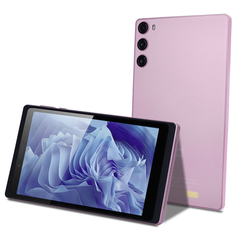 C Idea اندروید 12 تبلت 6GB رم 128GB رم با سیم کارت 7 اینچ تبلت PC برای دانش آموزان CM525 صورتی