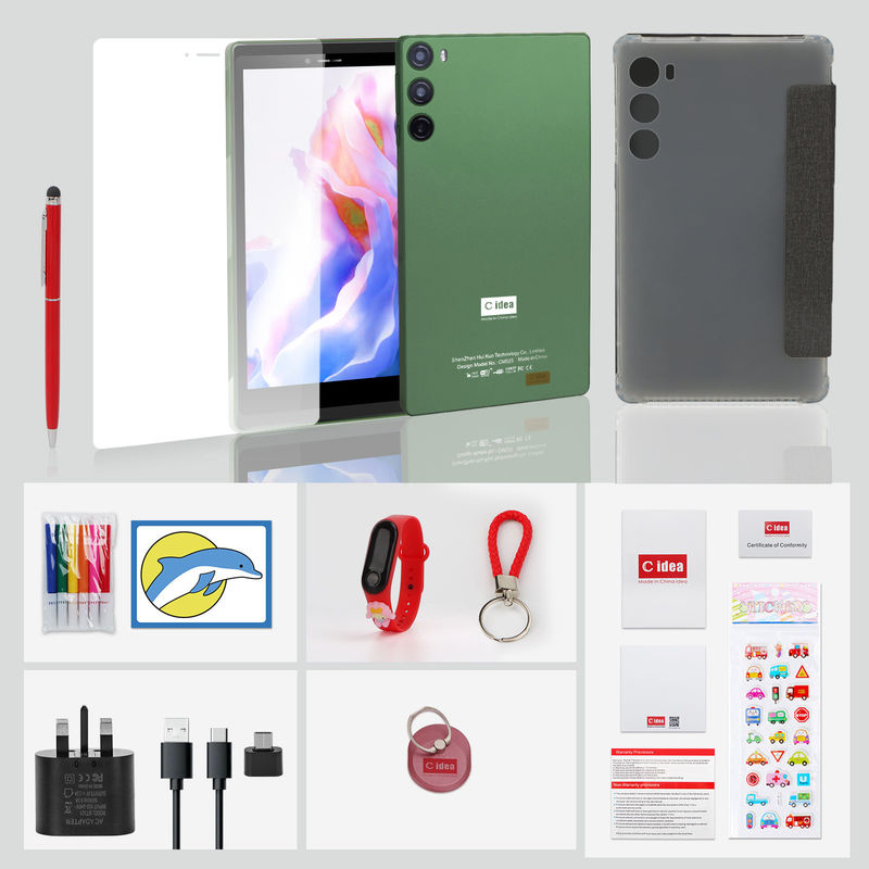 C Idea 7 اینچ تبلت با سیم کارت برای دانش آموزان CM525 سبز