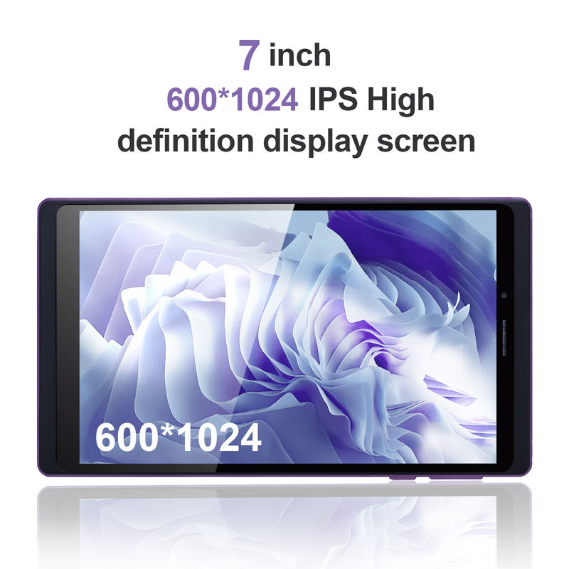 ایده C 7 اینچ 6 + 128GB 6000mAh Android Tablet PC با سیم کارت برای دانش آموزان CM525 بنفش