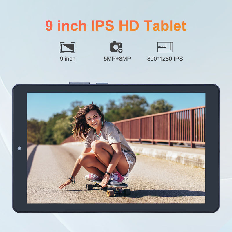 ایده C 9 اینچ اندروید 12 تبلت 8GB رم 512GB ROM 5MP + 8MP دو دوربین WIFI تبلت با سیم کارت CM915 (گری)