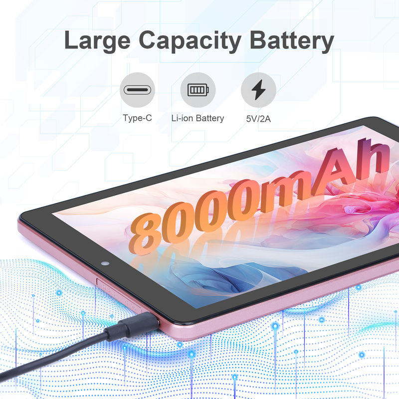 ایده C 9 اینچ تبلت PC WIFI 2.4G/5G 800x1280 IPS Screen Android Tablet پشتیبانی تماس تلفنی با دوربین دوگانه ((رنگ صورتی)