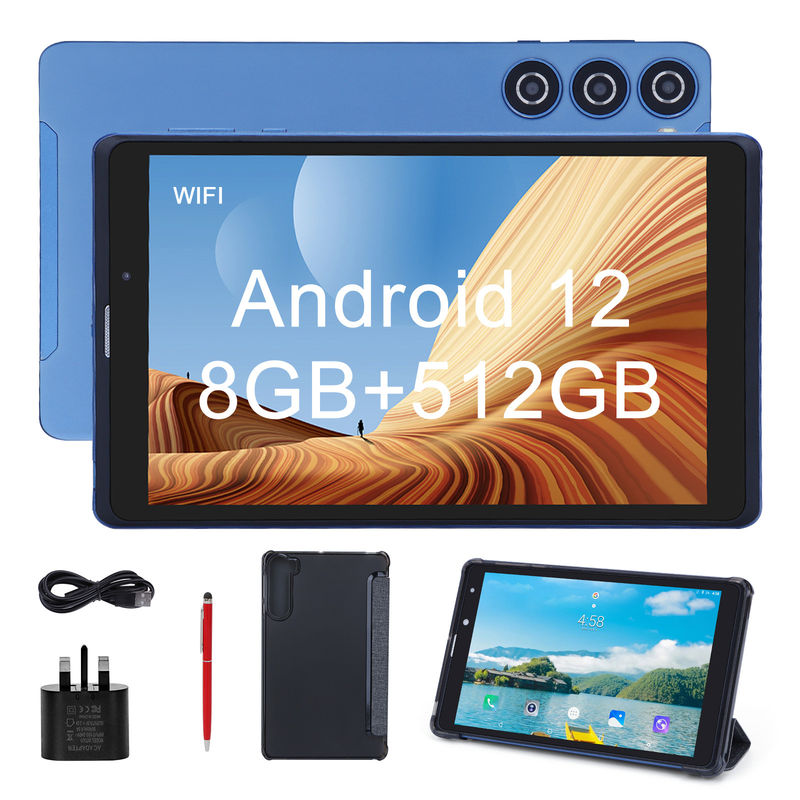 C idea 8 اینچ Android Tablet Pc تولید کننده با اندروید 12 Quad Core 8GB+512GB ذخیره سازی IPS HD Display CM835 ((سبز)