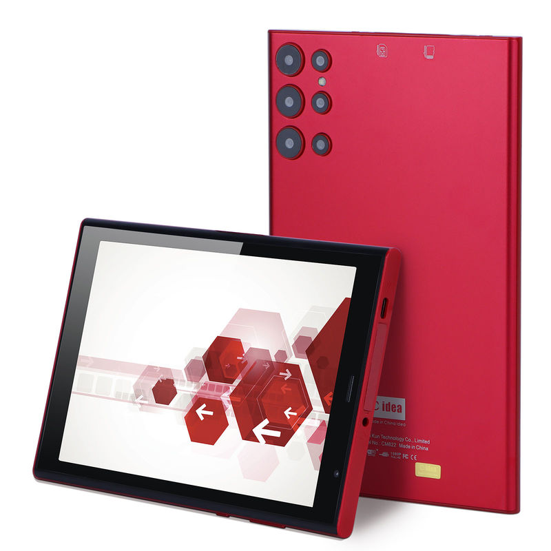 ایده C 8 اینچ Android Tablet PC 8GB RAM 512GB ROM Quad Core 800 * 1280 تبلت های HD با WIFI / سیم کارت CM822 (قرمز)