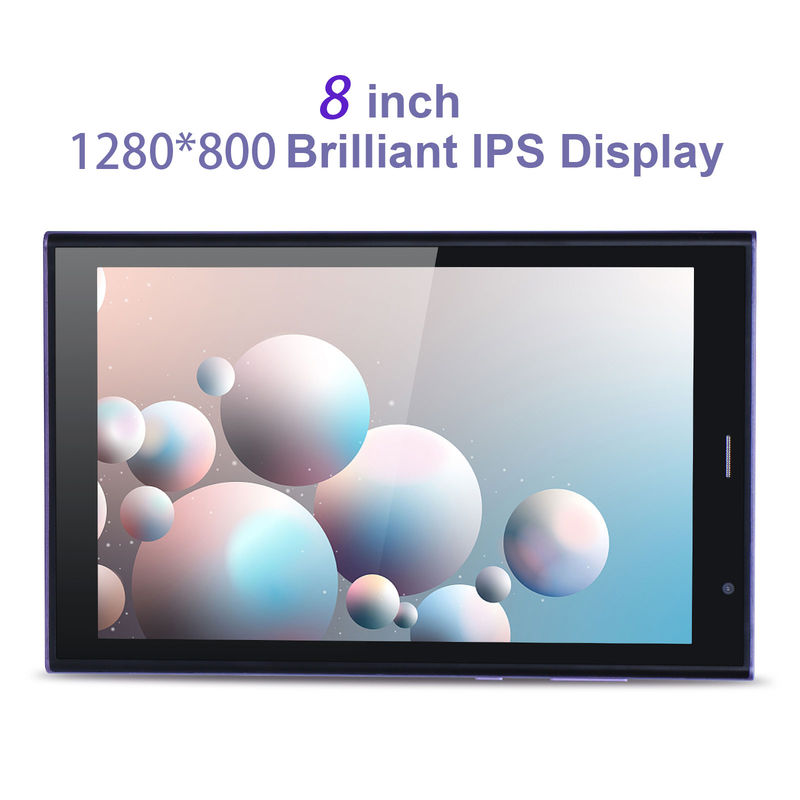 ایده C 8 اینچ Android Tablet PC 8GB RAM 512GB ROM Quad Core 800 * 1280 تبلت های HD با WIFI / سیم کارت CM822 ( بنفش)