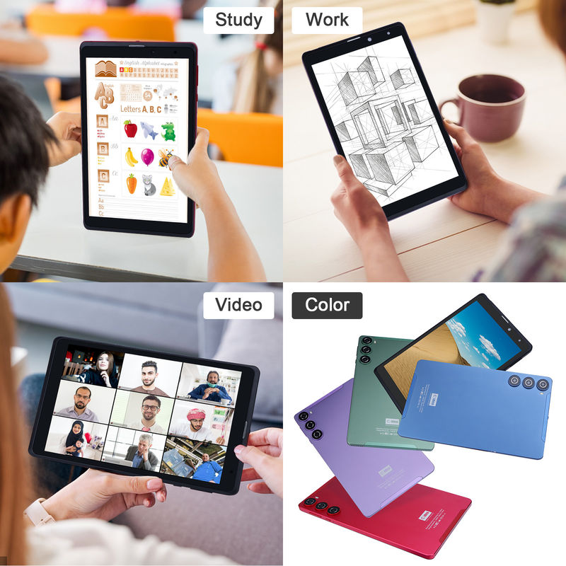 C idea 8 اینچ Android Tablet Pc تولید کننده با اندروید 12 Quad Core 8GB+512GB ذخیره سازی IPS HD Display CM835 ((سبز)