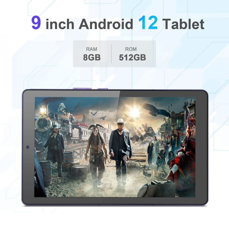 ایده C 9 اینچ تبلت PC WIFI 2.4G/5G 800x1280 IPS Screen Android Tablet پشتیبانی تماس تلفنی با دوربین دوگانه (( بنفش)