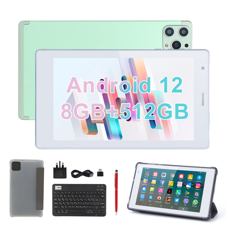 ایده C 7 اینچ تبلت های هوشمند اندرویدی 8+512GB تبلت های وای فای چهار هسته ای صفحه لمسی اچ دی CM513 ((سبز)