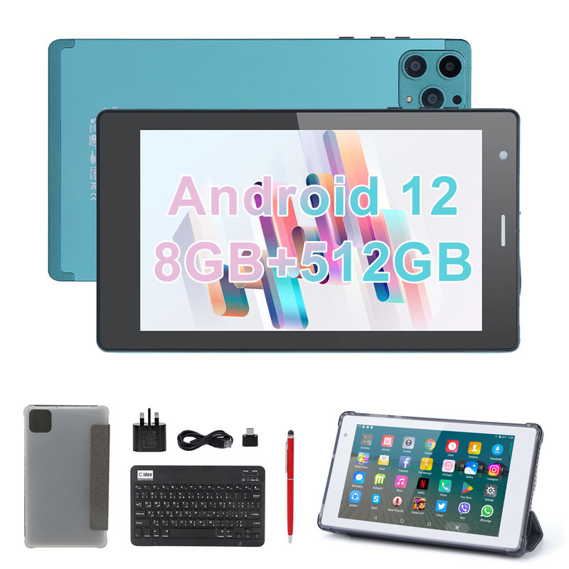 ایده C 7 اینچ تبلت های هوشمند اندرویدی 8+512GB تبلت های وای فای چهار هسته ای صفحه لمسی اچ دی CM513 ((آبی)