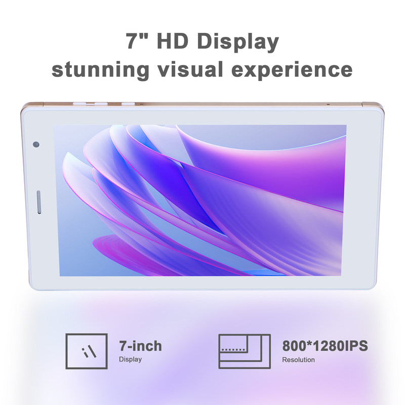 ایده C 7 اینچ تبلت های هوشمند اندرویدی 8+512 گیگابایت Quad Core WiFi Tablet HD Touch Screen CM513 ((Gold)