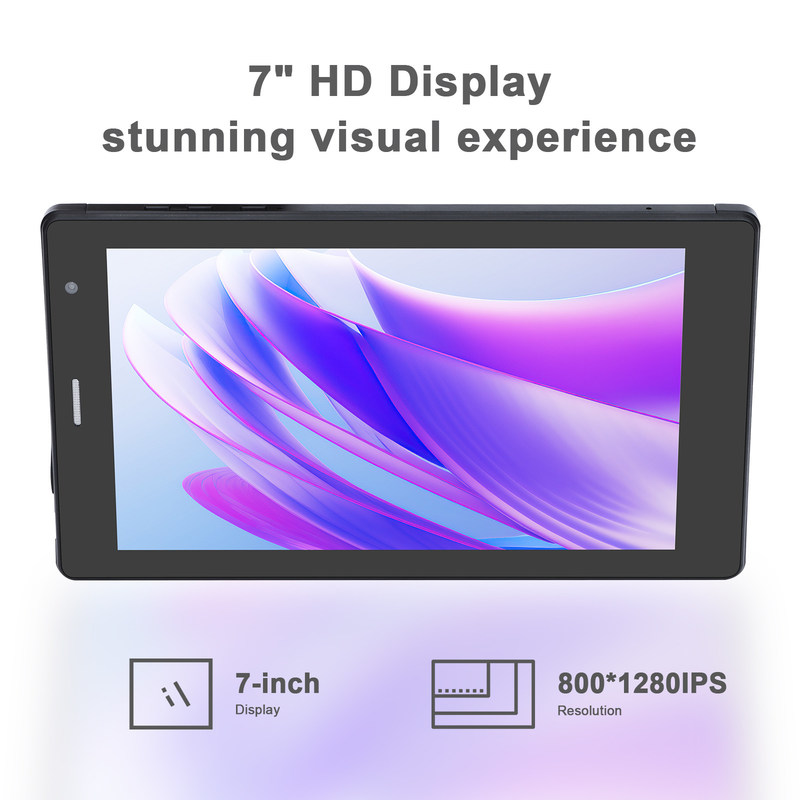 ایده C 7 اینچ تبلت های هوشمند اندرویدی 8+512GB تبلت های وای فای چهار هسته ای صفحه لمسی اچ دی CM513 ((سیاه)