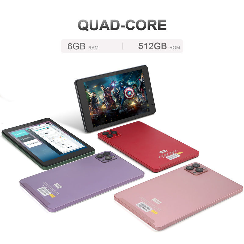ایده C 6 GB رم 8 اینچ Android تبلت PC 512 GB Android 12 تبلت 1.3GHz IPS HD Display پردازنده چهار هسته ای CM813 بنفش