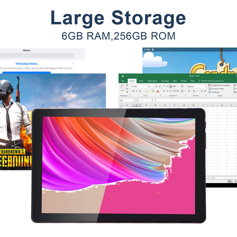 C Idea 10 اینچ تبلت PC اندروید 12 تبلت 6GB رم 256GB ROM 6000mAh باتری IPS HD صفحه لمسی CM7000PLUS