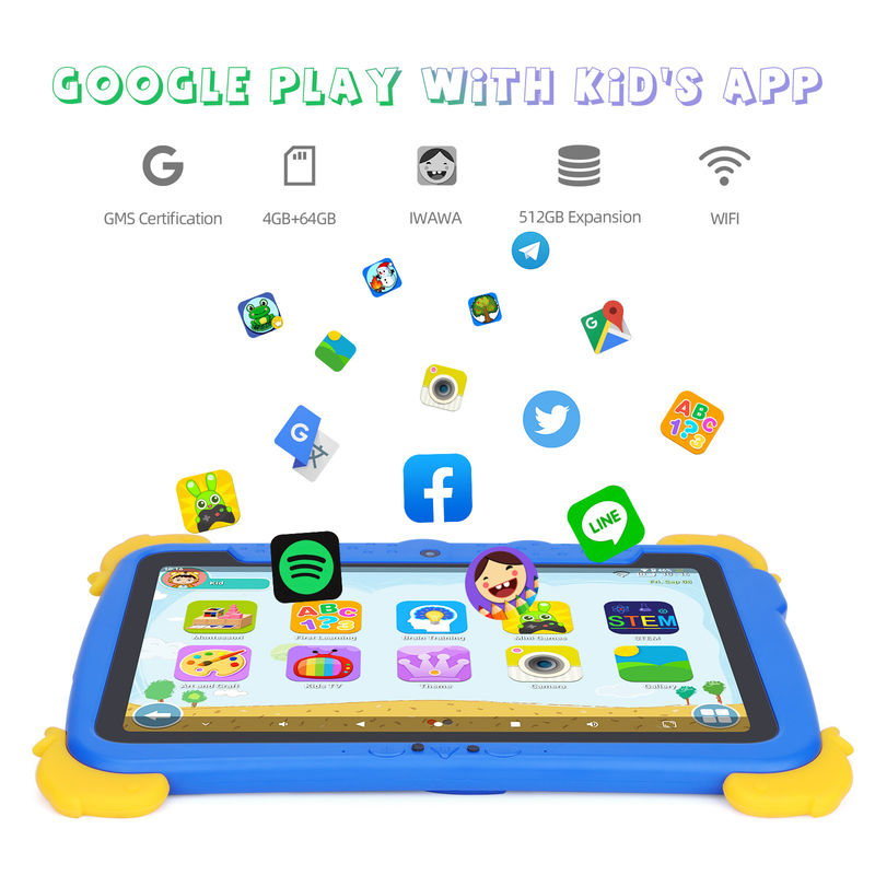 C idea Kids Tab 10.1inch اندروید 12 تبلت برای کودک 4GB رم 64GB رم حفاظت از چشم صفحه لمسی P1150