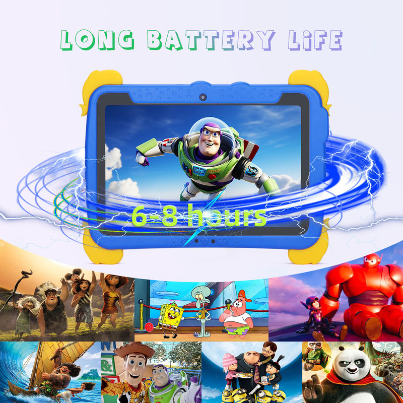C idea Kids Tab 10.1inch اندروید 12 تبلت برای کودک 4GB رم 64GB رم حفاظت از چشم صفحه لمسی P1150