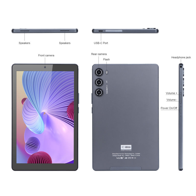 ایده C 9 اینچ اندروید 12 تبلت 8GB رم 256GB رم با پشتیبانی تماس تلفنی WIFI تبلت CM925