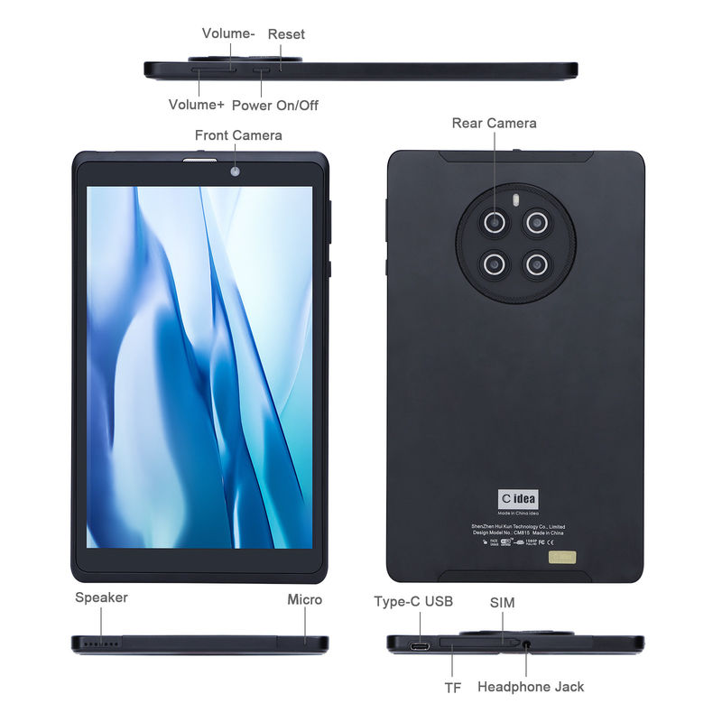 C Idea تبلت اندرویدی با صفحه نمایش 800 * 1280 IPS طول عمر باتری 8 اینچ تبلت PC CM815