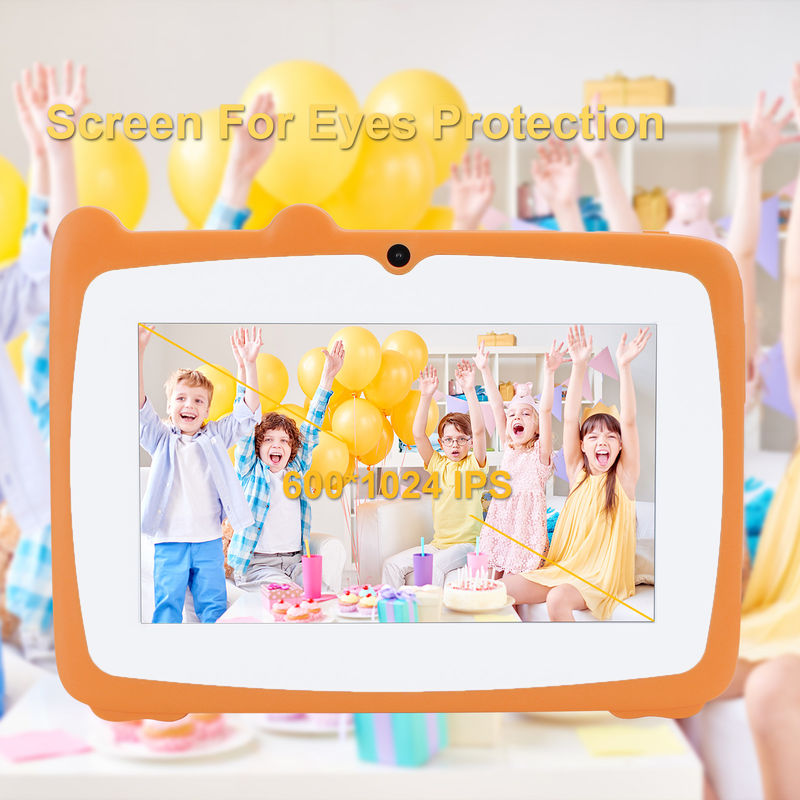 ایده C 7 اینچ تبلت کید اسپاد با رم 4 گیگابایت + رم 64 گیگابایت HD IPS حفاظت از چشم برای کودک CM80 نارنجی