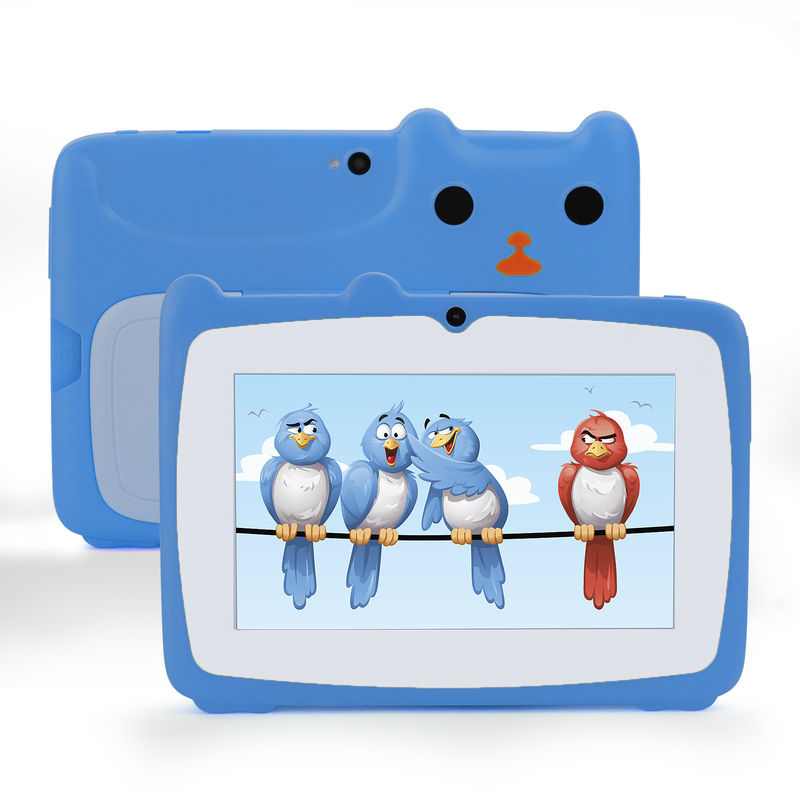 ایده C مطالعه تبلت Kidspad 7 اینچ با کیف کودک دوستانه 4GB + 64GB چهار هسته ای 600 X 1024 IPS CM80 آبی
