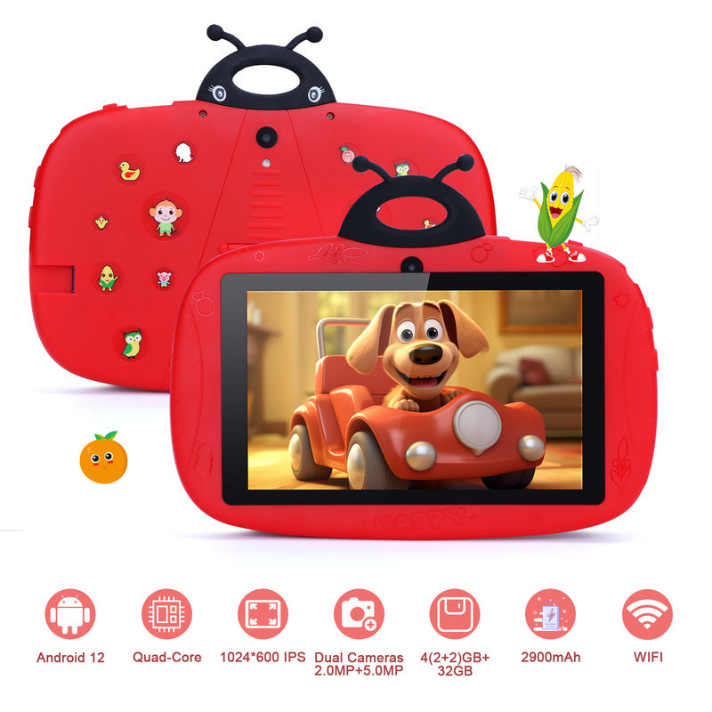 ایده C ایده 7 اینچ WIFI تبلت اندروید 12 32GB + 32GB ذخیره سازی قابل گسترش CM77Red