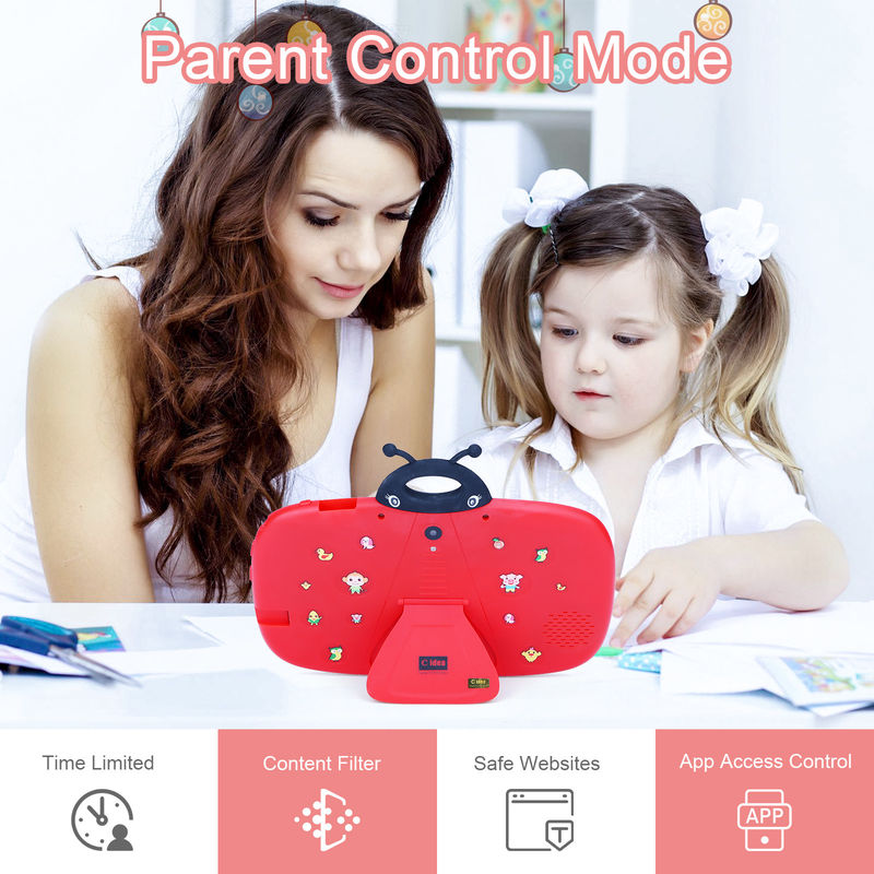 ایده C ایده 7 اینچ WIFI تبلت اندروید 12 32GB + 32GB ذخیره سازی قابل گسترش CM77Red