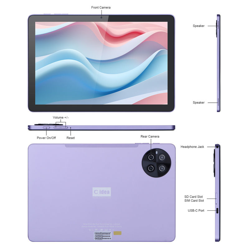 ایده C 8GB RAM 512GB ROM Smart Tablet PC با صفحه کلید و ماوس CM8800plus