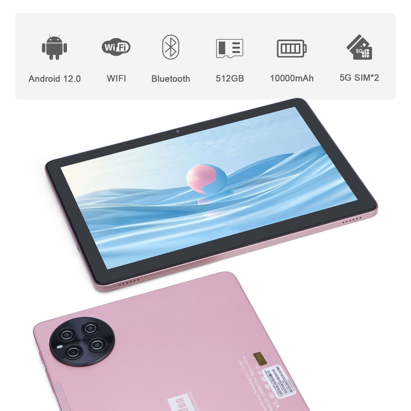 C Idea اندروید 8GB RAM 512GB ROM 10.1 اینچ تبلت با صفحه کلید برای مدرسه CM8800plus