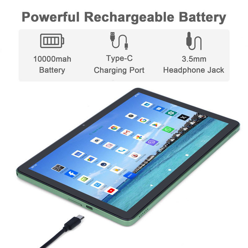 ایده C 10.1 اینچ تبلت آموزشی برای دانش آموزان با ماوس صفحه کلید 2 سیم کارت CM8800plus