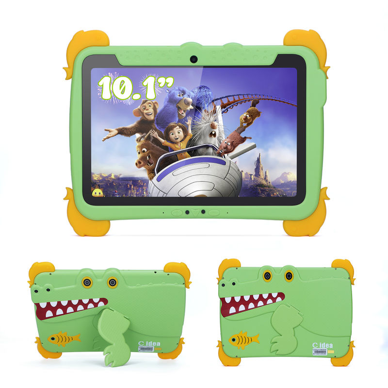 C Idea Kids Tablet 10.1 اینچ Android Tablet PC با محافظ چشم 1280*800 صفحه نمایش پیش نصب IWAWA برای آموزش