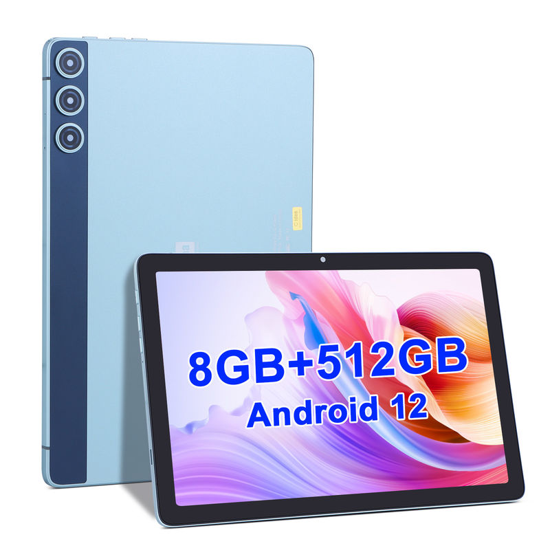 ایده C 10.1 اینچ تبلت هوشمند 10000mAh باتری 8GB + 512GB با صفحه کلید بلوتوث و پشتیبانی سیم کارت برای آموزش و یادگیری