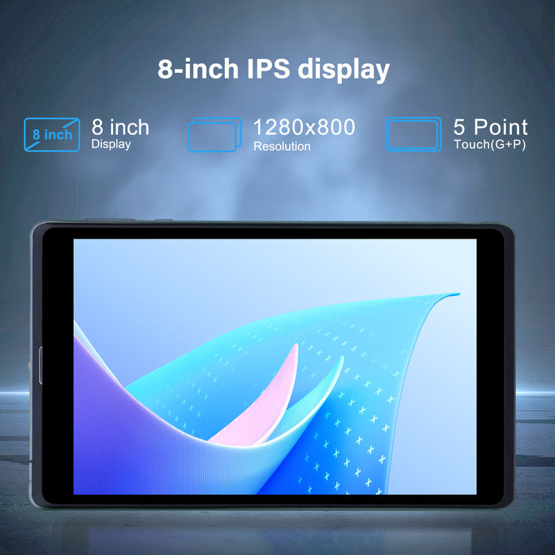 ایده C Android Tablet PC دوربین دوگانه 8 اینچ 1280x800 IPS صفحه نمایش HD Android 12 تبلت برای دانش آموز CM818 خاکستری