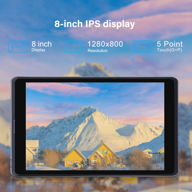 ایده C 8 اینچ اندروید 12 تبلت 8000mAh باتری 5 + 8MP دوربین 8GB رم 512GB رم برای آموزش یادگیری CM818 صورتی