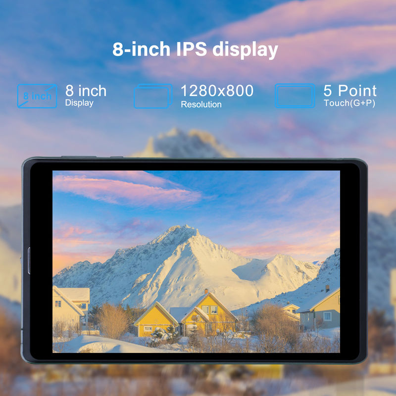 ایده C Android Tablet PC دوربین دوگانه 8 اینچ 1280x800 IPS صفحه نمایش HD Android 12 تبلت برای دانش آموز CM818 خاکستری