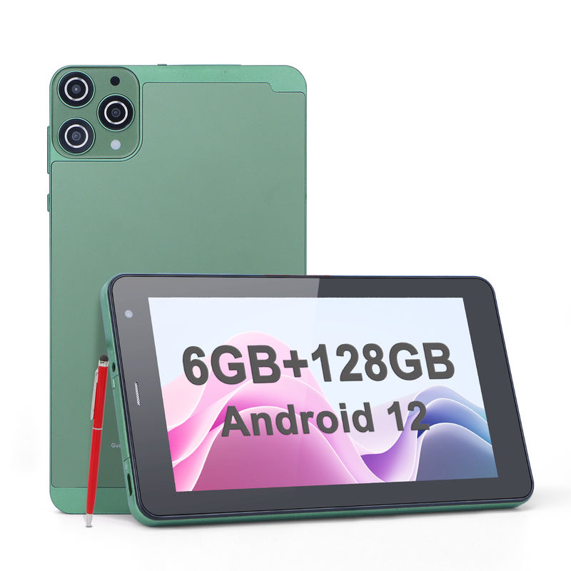 C Idea 7 اینچ تبلت های اندرویدی 6+128GB تبلت های صفحه لمسی چهار هسته ای برای استودنت CM515 ((سبز)