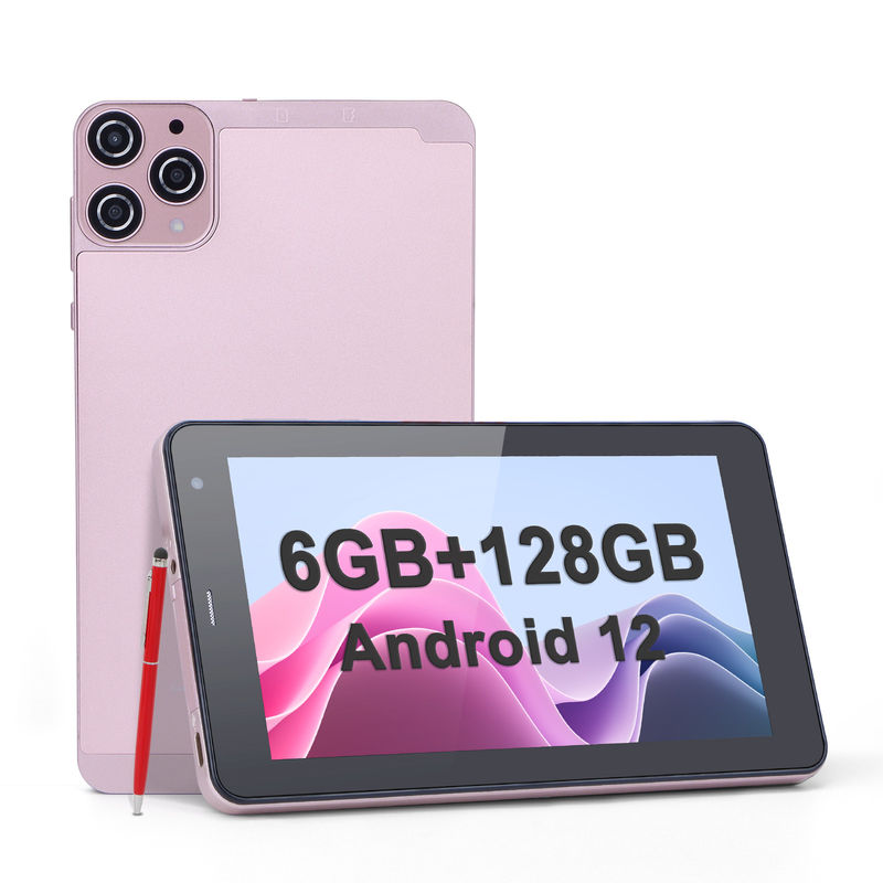 ایده C 7 اینچ تبلت های هوشمند اندرویدی 6+128GB Quad Core WiFi Tablet صفحه نمایش لمسی اچ دی برای نوجوانان CM515 ((رنگ صورتی)